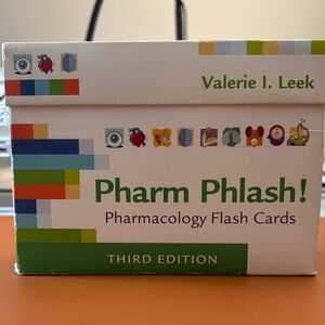 Pharm Phlash! Pharmacology Flash Cards 3rd edition